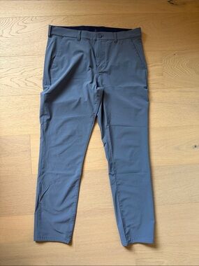 Men's Mizzen+Main Gray Slim Chino Pants